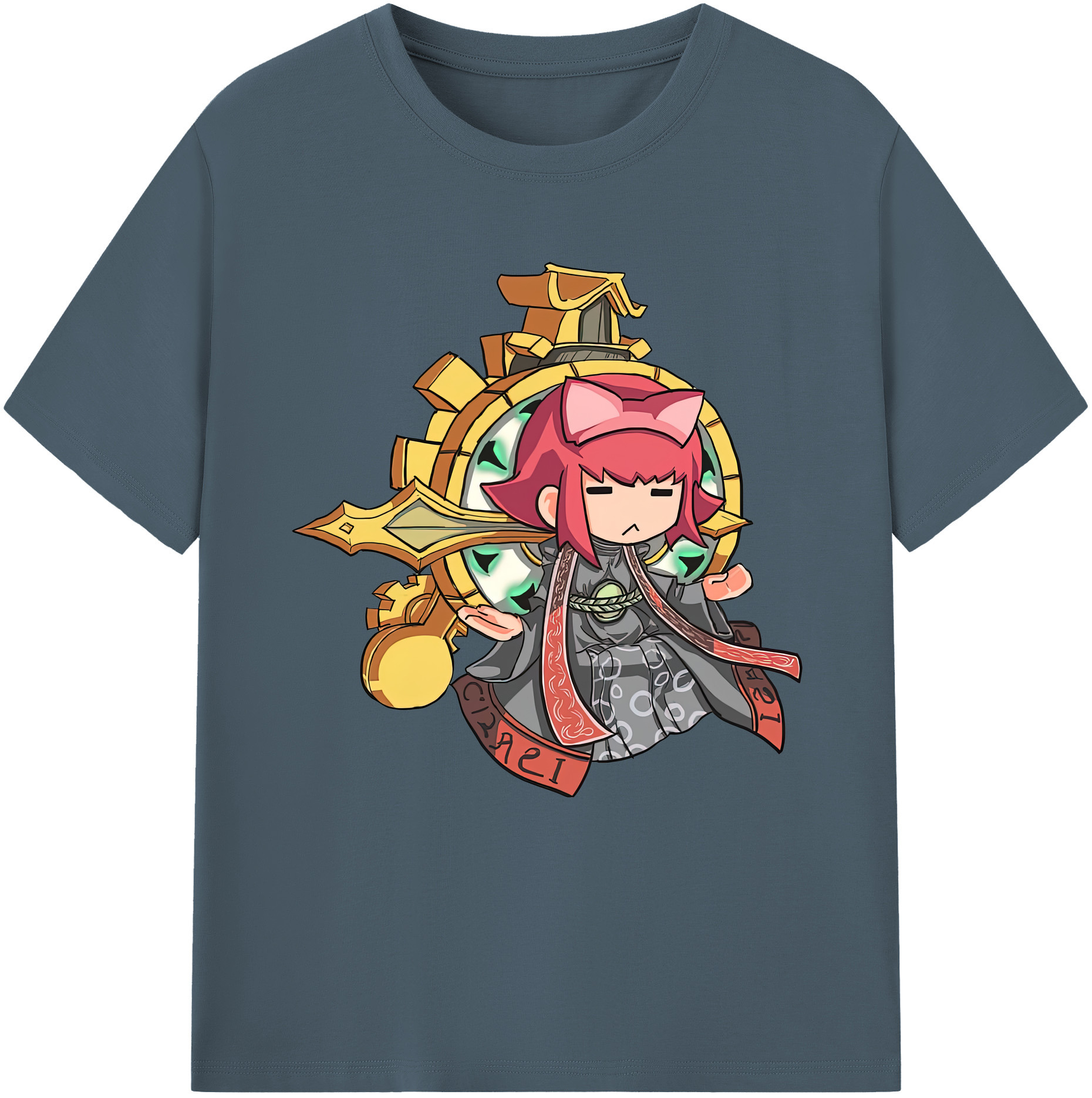 リーグ・オブ・レジェンド League of Legends LOL 綿100％半袖Tシャツ（フロントプリント）